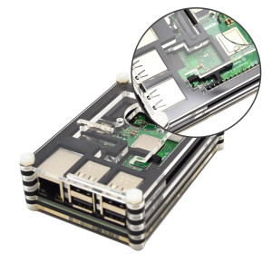 Carcasa Acrílico Raspberry Pi 3B+ Carcasa Acrílico Raspberry Pi 3B+
